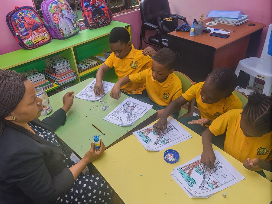 Creche pupils at Golden Gate Schools